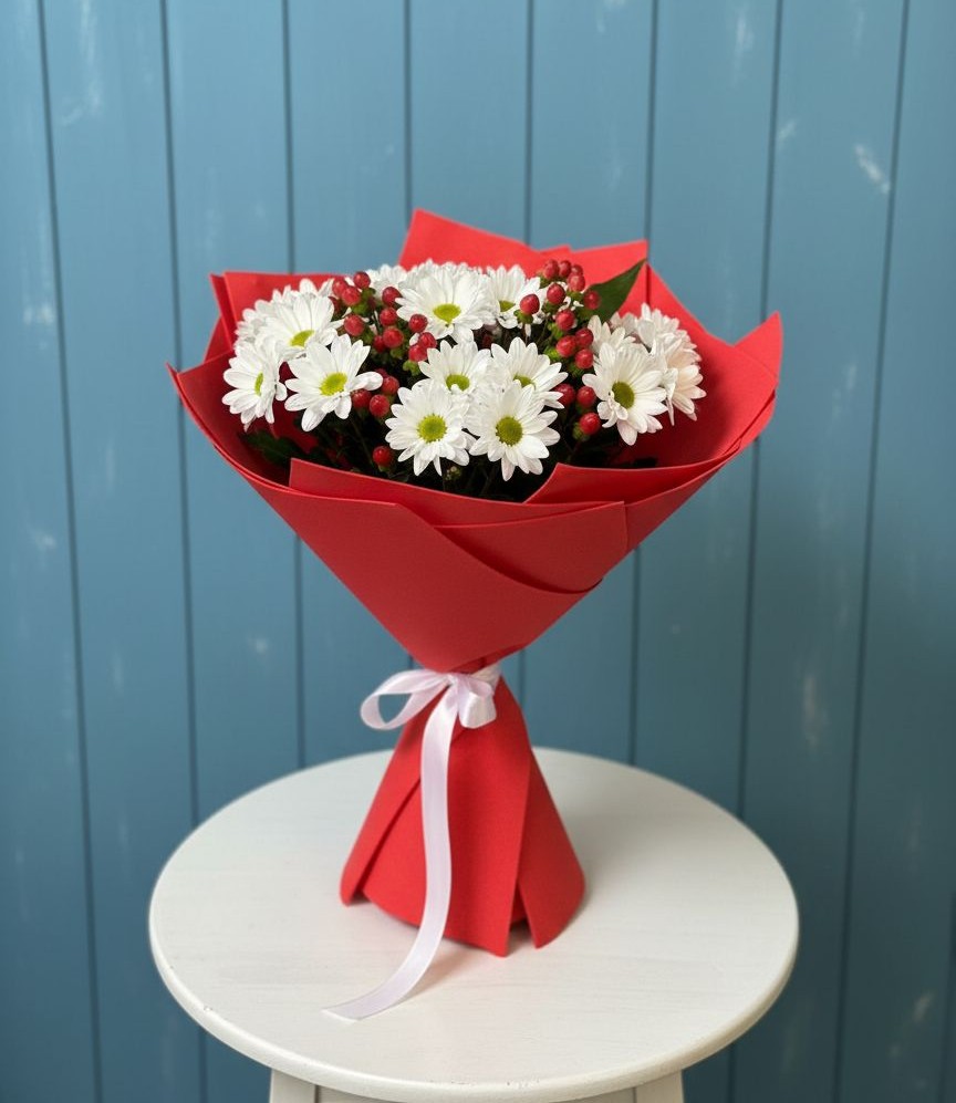 Букет цветов из: Хризантемы в Чанах