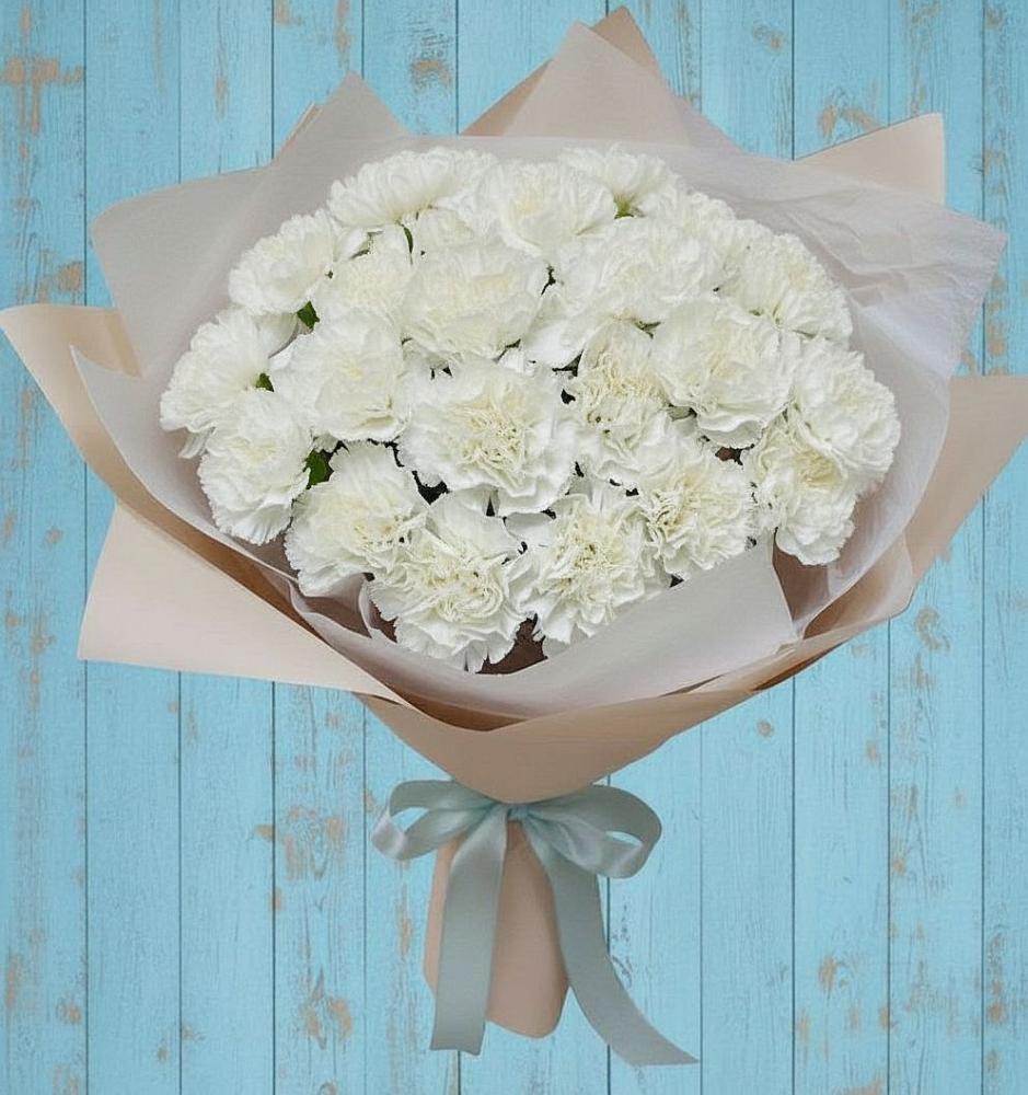 Букет цветов из: Гвоздики в Чанах