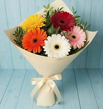 Букет цветов из:  Герберы в Чанах