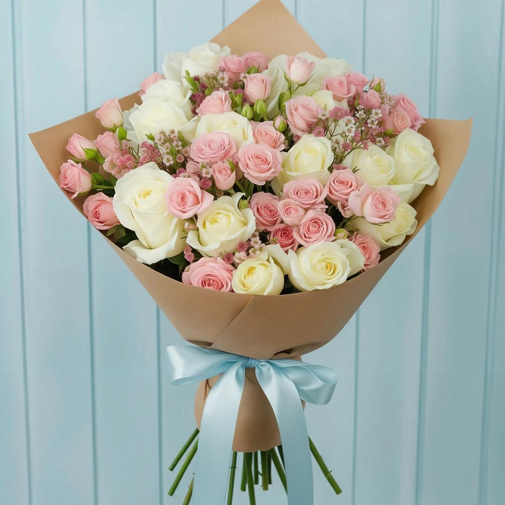 Букет цветов из: Розы в Чанах