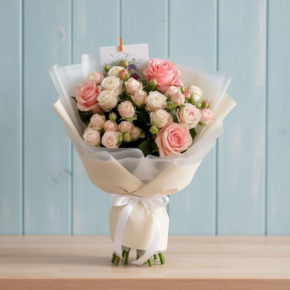 Букет цветов из: Розы в Чанах