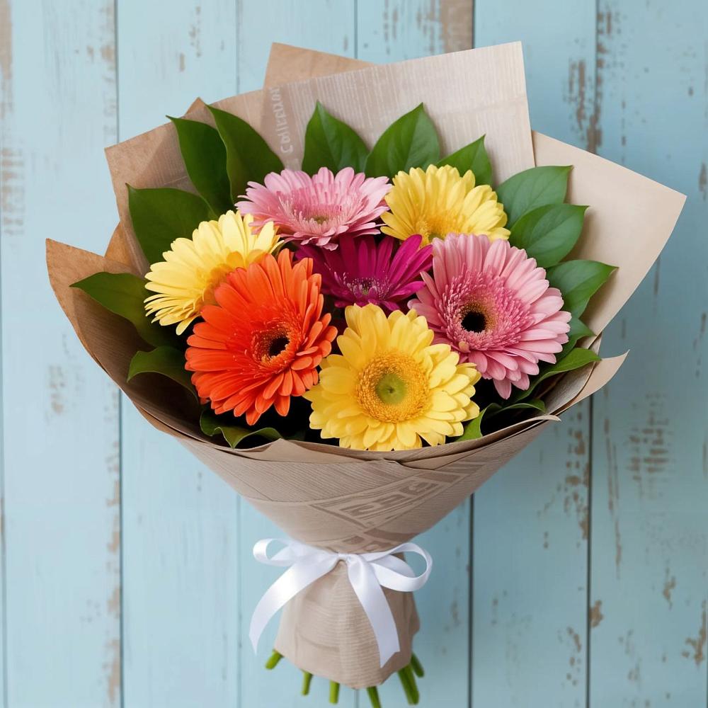 Букет цветов из: Герберы в Чанах