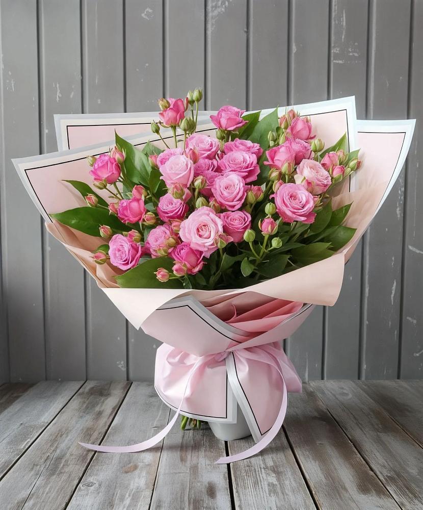 Букет Розовый кустик в Чанах