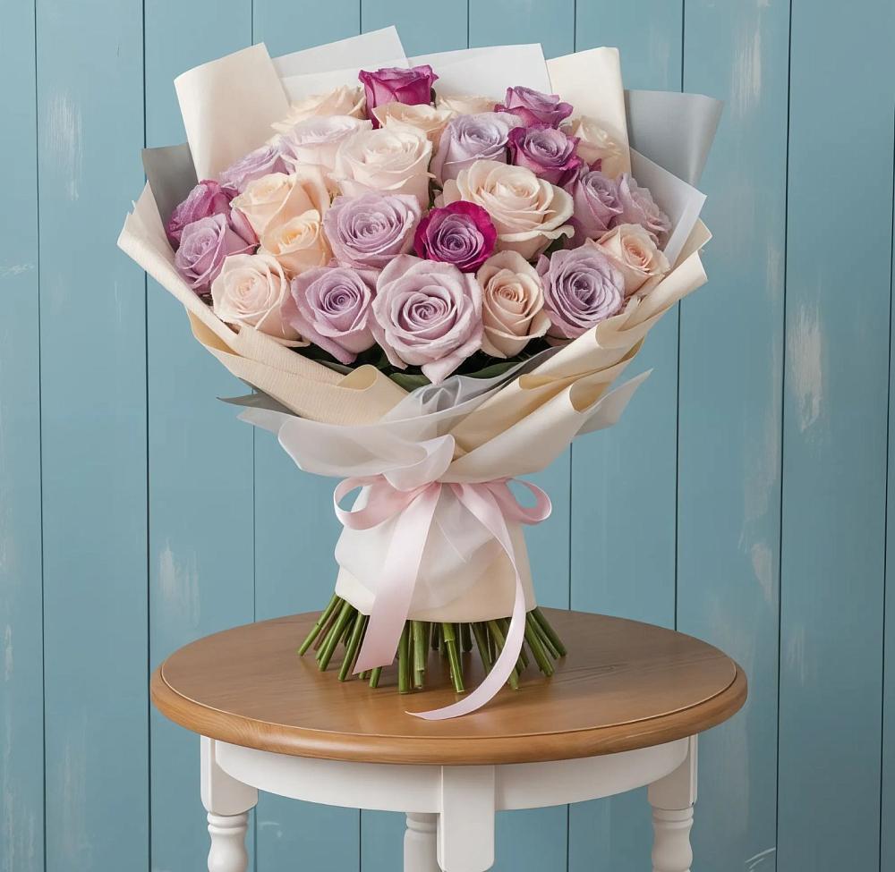 Букет цветов из: Розы в Чанах