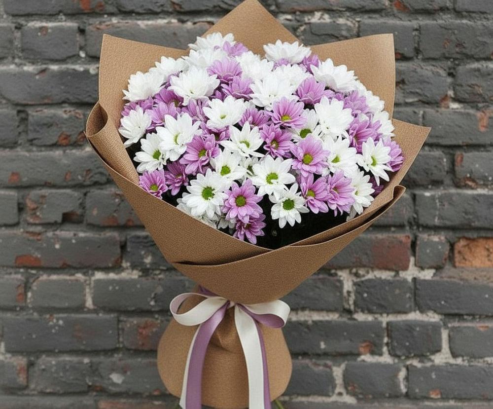 Букет цветов из: Хризантемы в Чанах