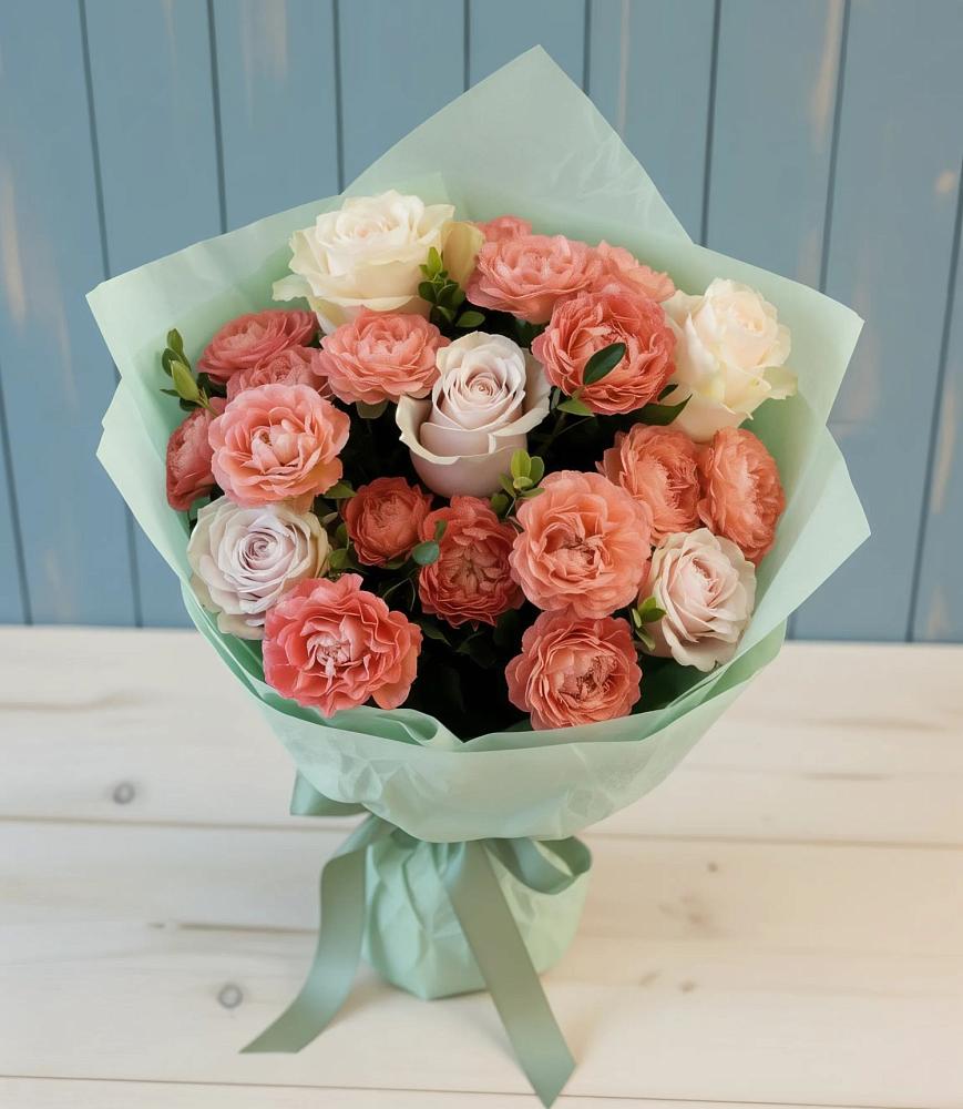 Букет цветов из: Розы в Чанах