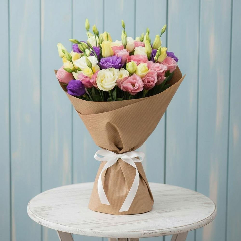 Букет цветов из: Лизиантусы в Чанах