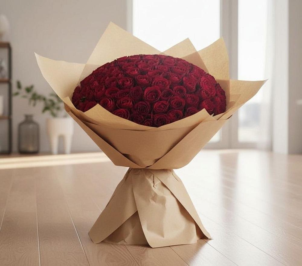 Букет 101 Красная роза в Чанах