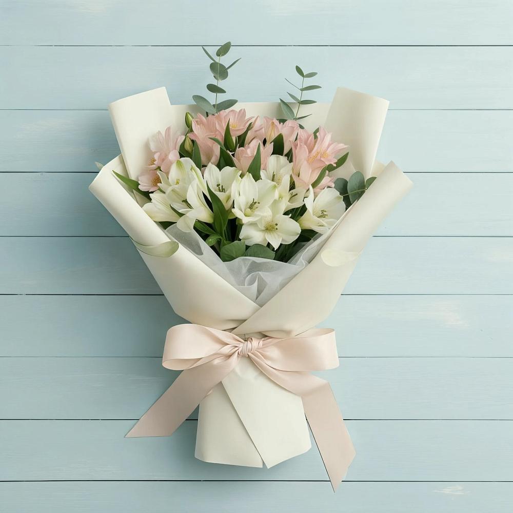 Букет цветов из: Альстромерии в Чанах