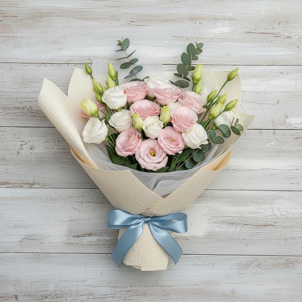 Букет цветов из: Лизиантусы в Чанах